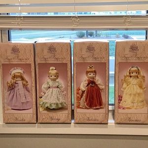 Precious Moments dolls the four seasons